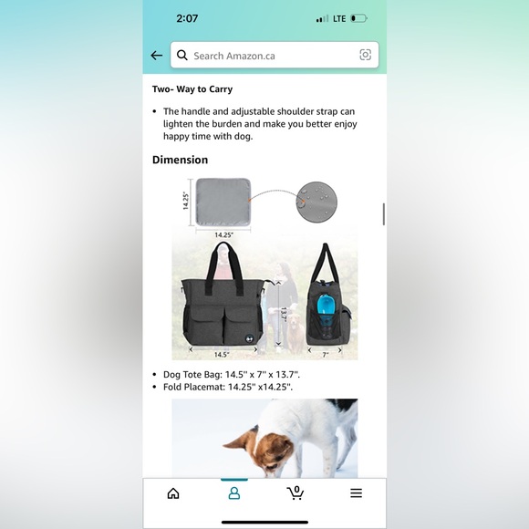 Dog Travel Bag - Picture 15 of 16